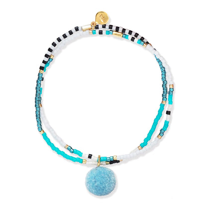 Thirak Double Strand Beaded Bracelet