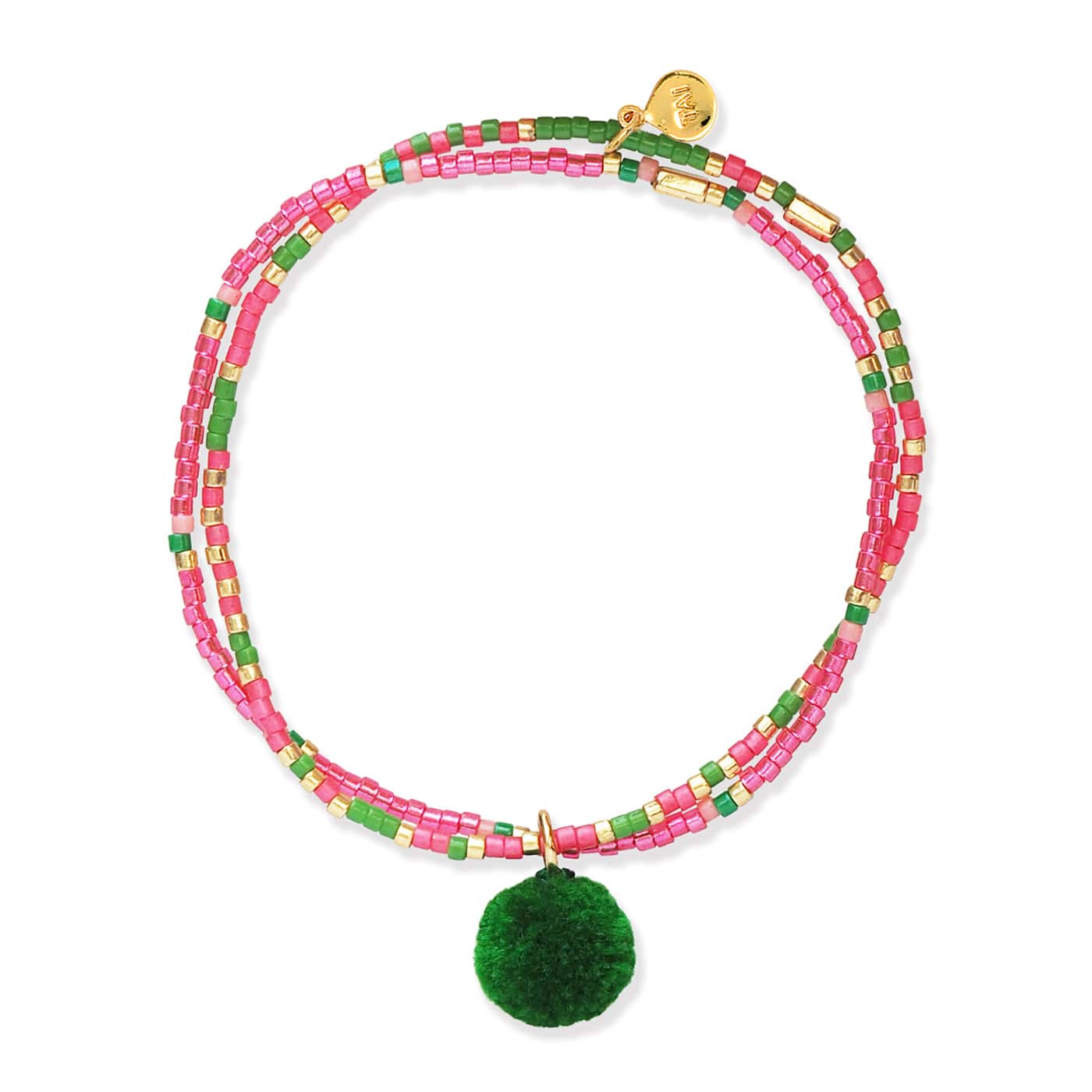 Thirak Double Strand Beaded Bracelet