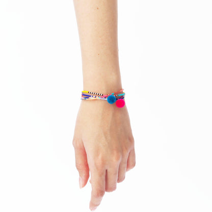Thirak Double Strand Beaded Bracelet