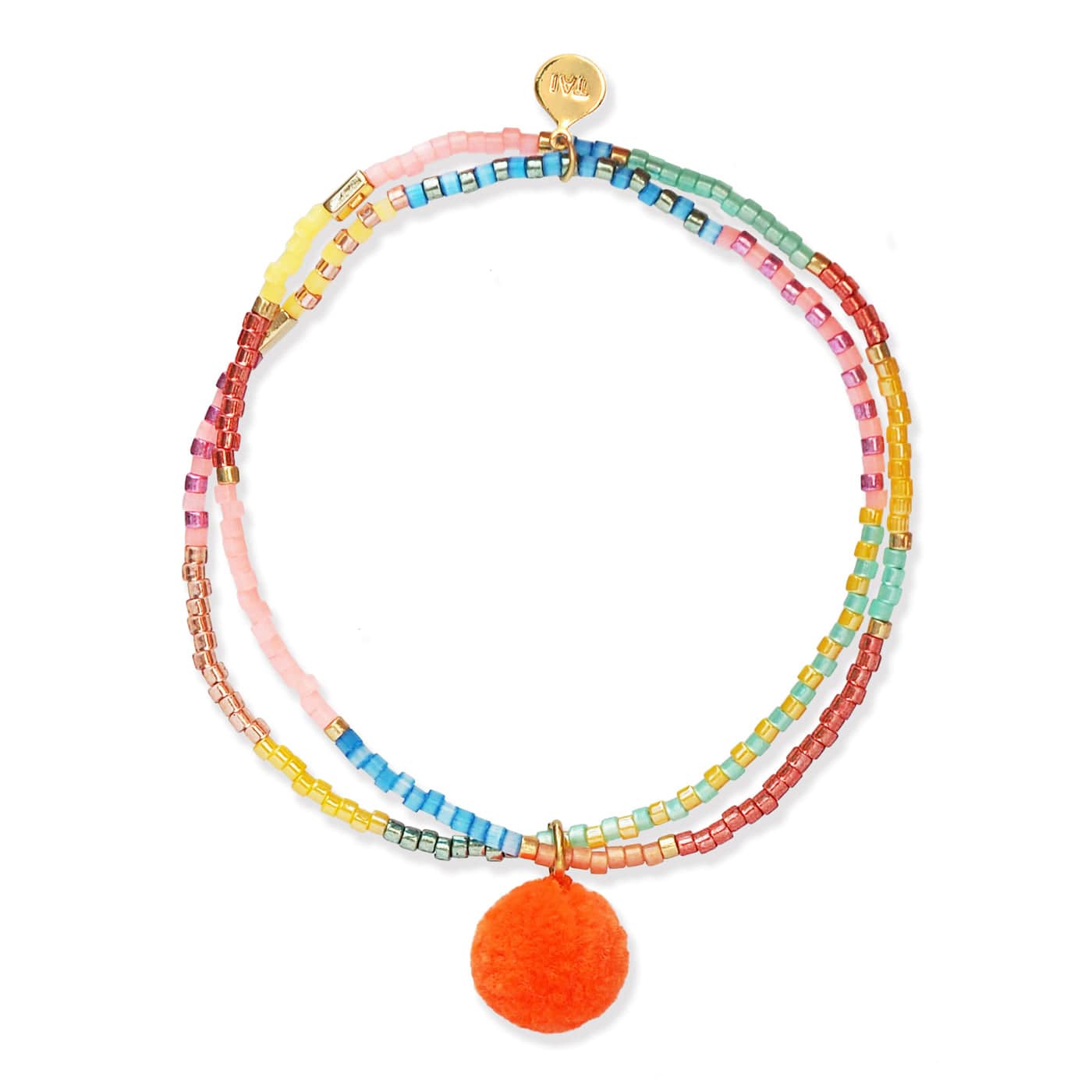Thirak Double Strand Beaded Bracelet