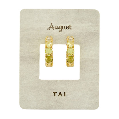 Birthstone Huggies