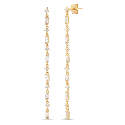 Cascade Elegance Drop Earrings