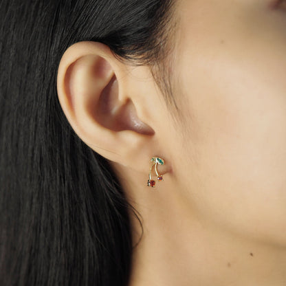 Cherry Twist Studs