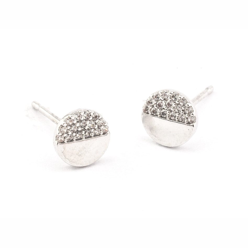 Circle with Pave Studs