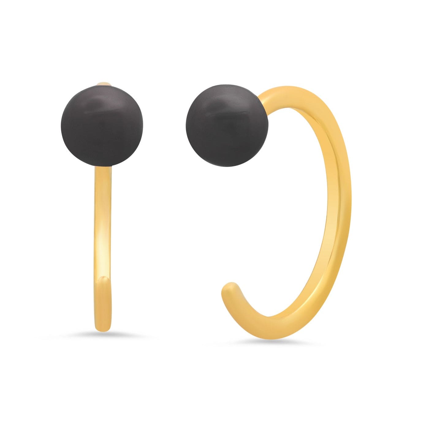 Enamel Stud Huggie