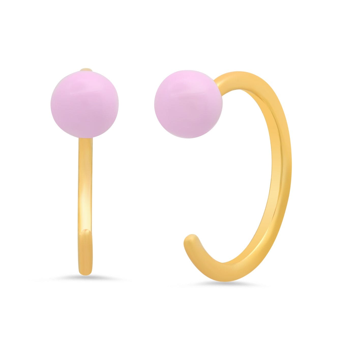 Enamel Stud Huggie