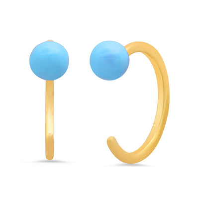 Enamel Stud Huggie
