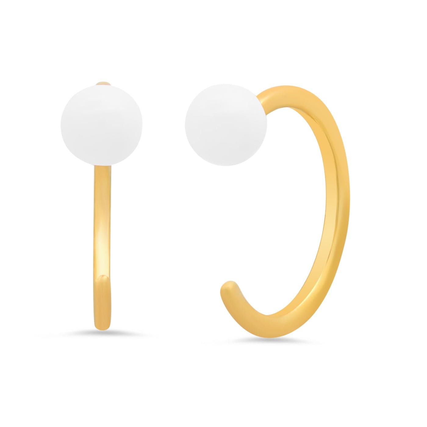 Enamel Stud Huggie
