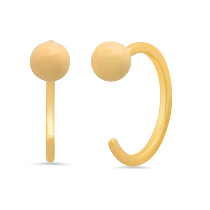 Enamel Stud Huggie