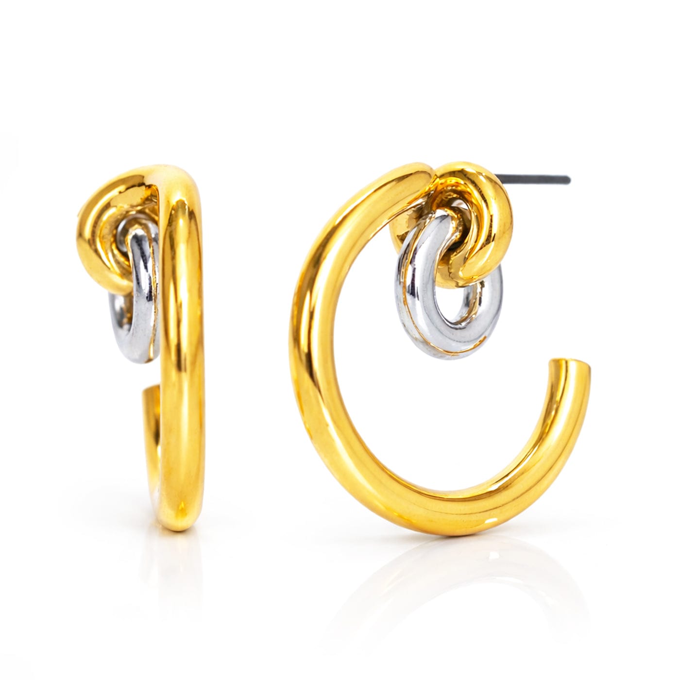 Gold Sculpted Earrings