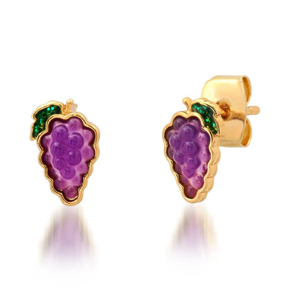 Grape Cluster Stud Earrings
