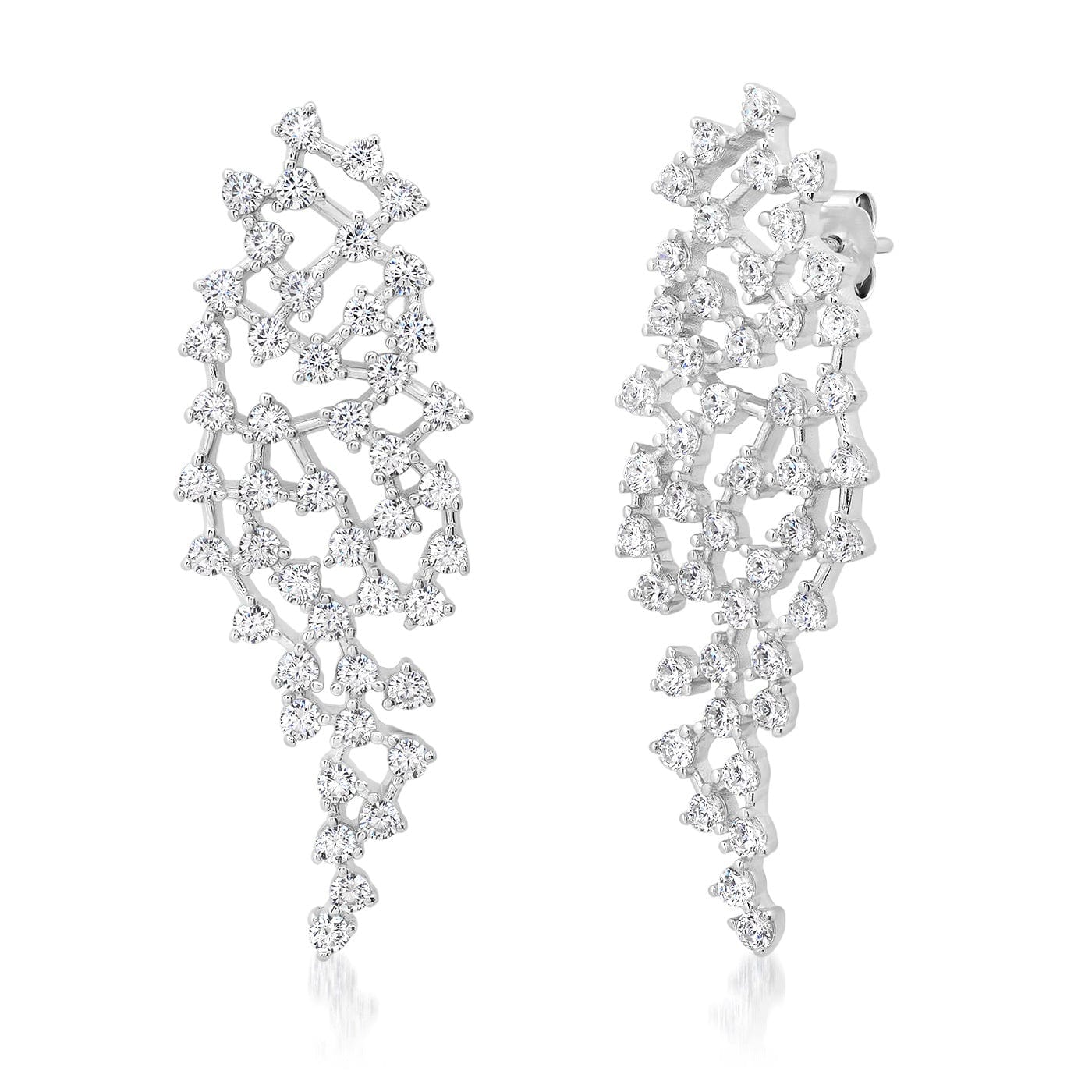 Lacey Cascading CZ Earrings