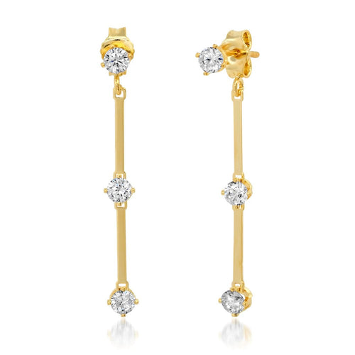 Linear Bar and Stud Ear Jacket