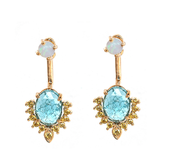 Oval Drop Earrings