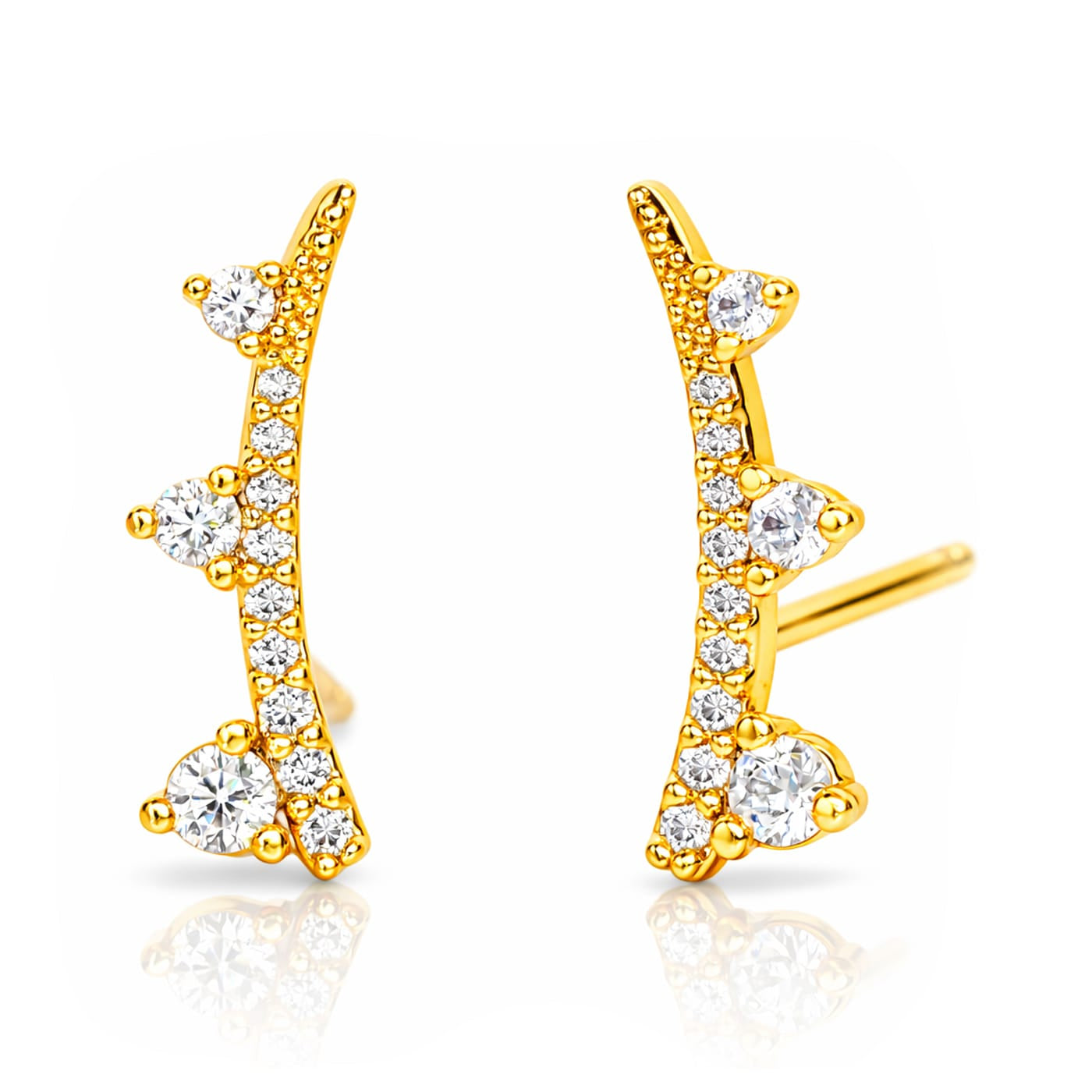 Spike Climber Earrings