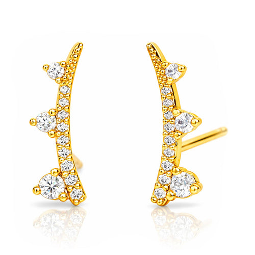 Spike Climber Earrings