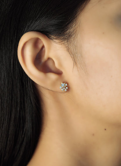 Stardust Cluster Earrings