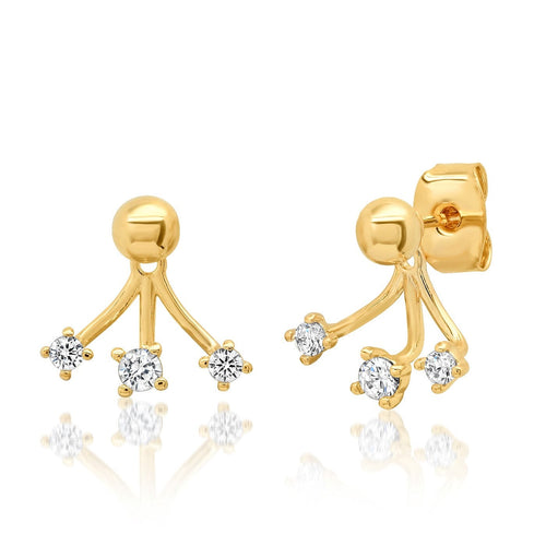 Three Cz Ear Jacket