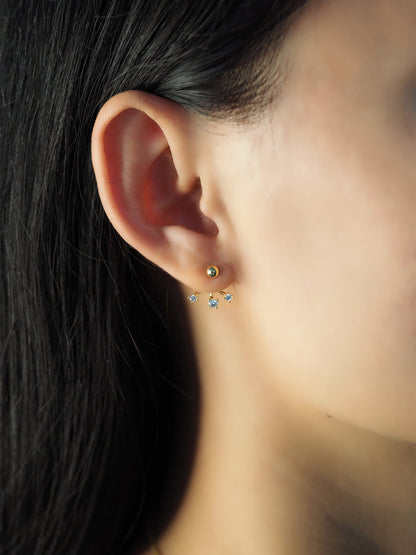 Three Cz Ear Jacket