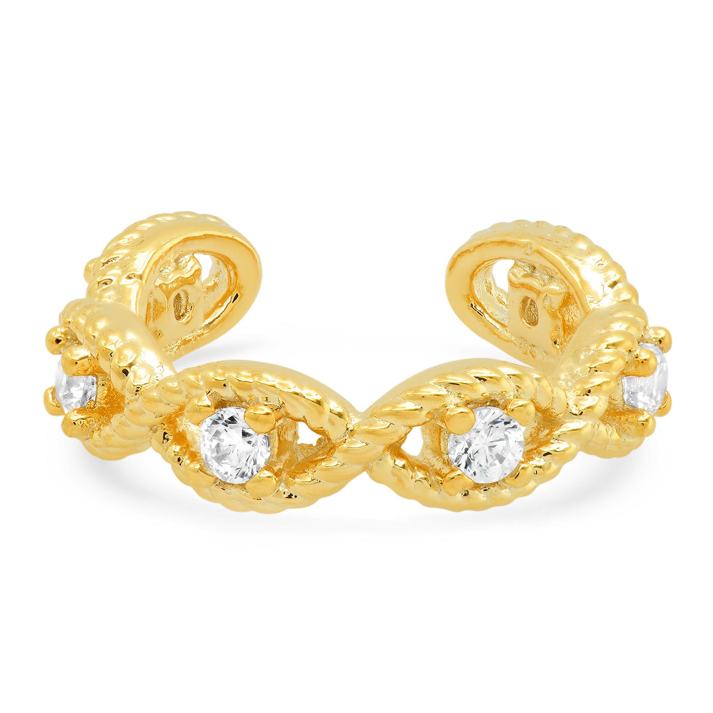 Twisted Gold Ear Cuff