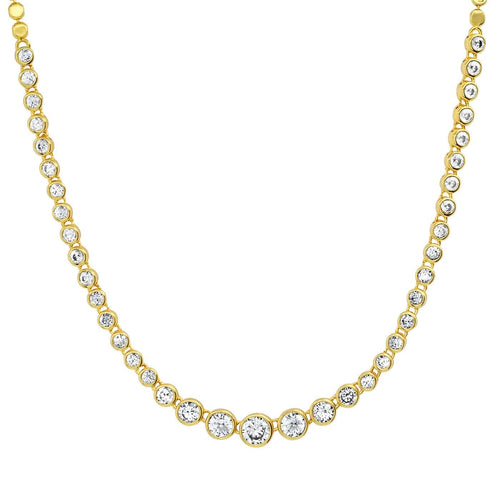 Graduated Tennis Necklace