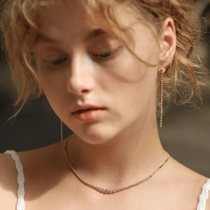 Graduated Tennis Necklace