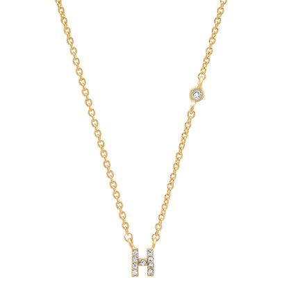 CZ Initial Necklace