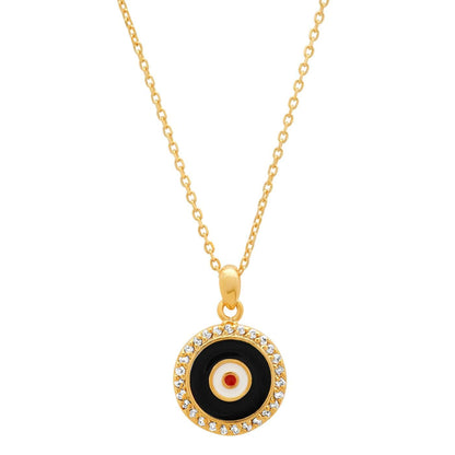 Enamel Evil Eye Pendant
