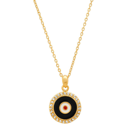 Enamel Evil Eye Pendant