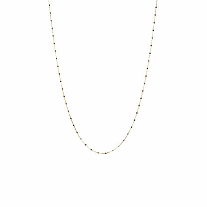 Gold Vermeil Chain Enamel BNecklace