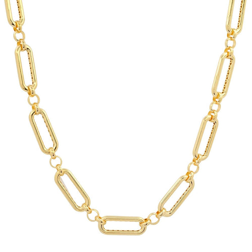 Large Oval Link Chain Necklace