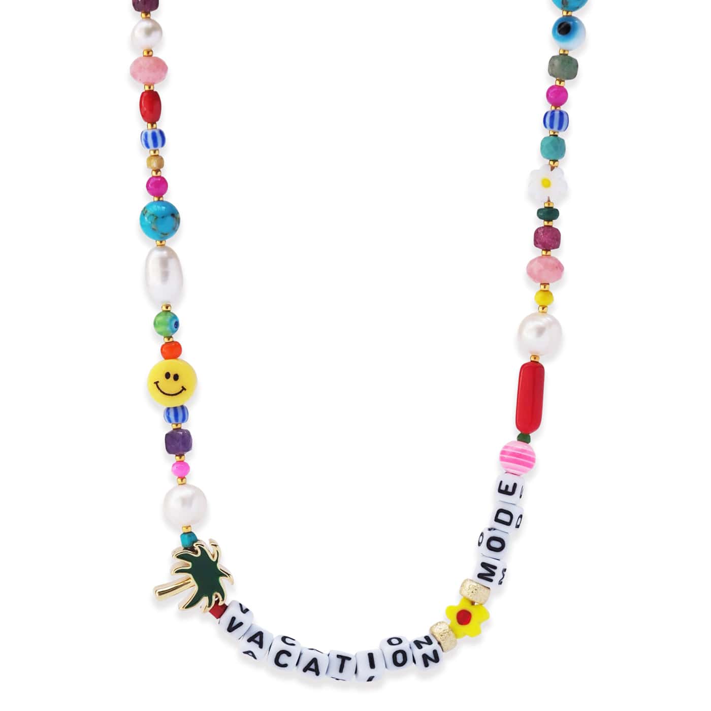 Vacation Mode Beaded Necklace