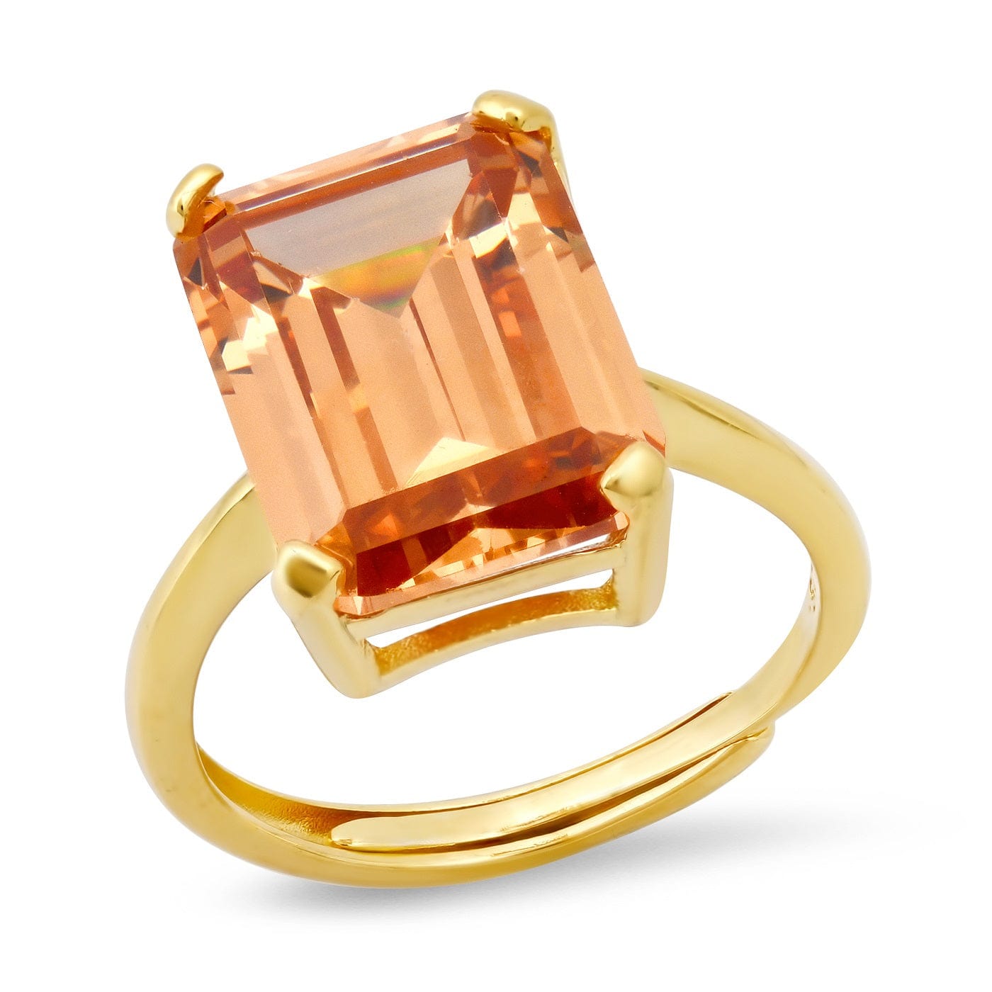 Emerald Cut Solitaire Ring