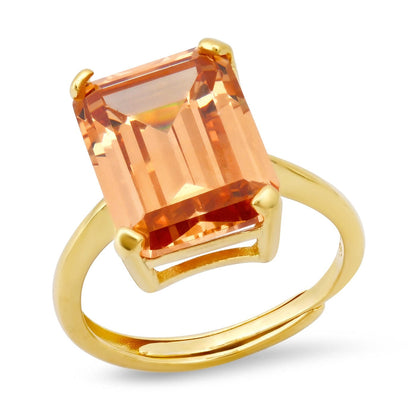 Emerald Cut Solitaire Ring