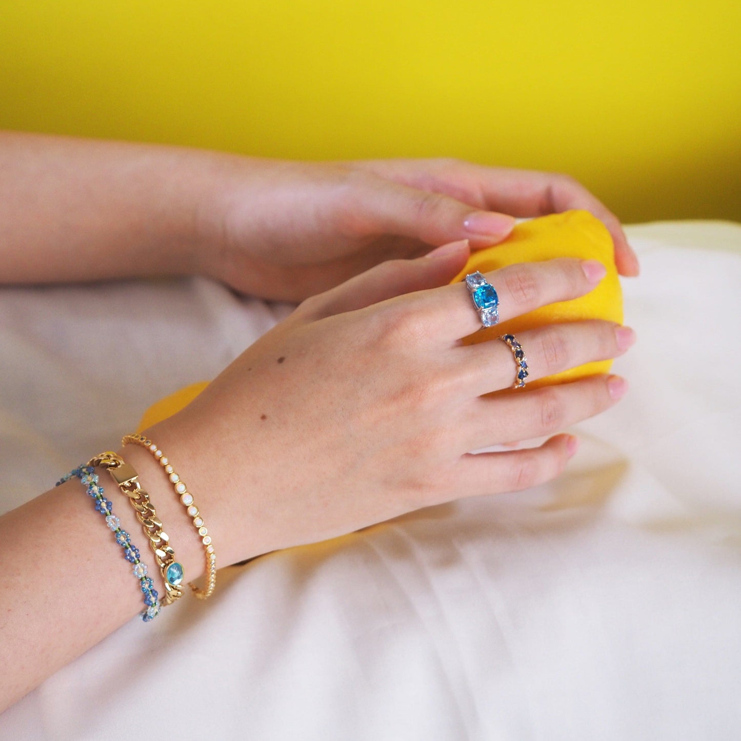 Marquis Stone Band Ring