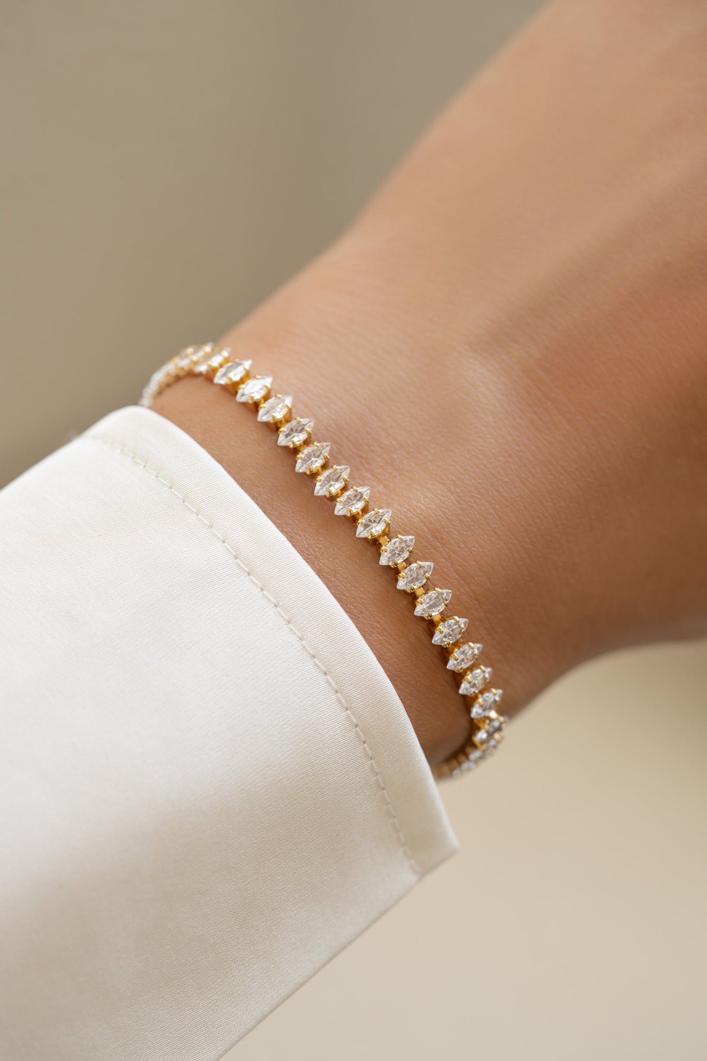 Marquise Tennis Bracelet