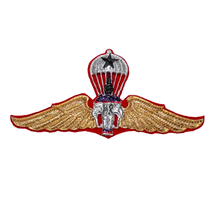 Thailand Army Senior Parachute Wings Badge - Army & Outdoors - Flags, Badges & Insignia