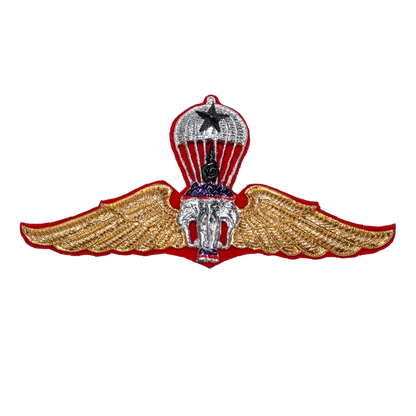 Thailand Army Senior Parachute Wings Badge - Army & Outdoors - Flags, Badges & Insignia