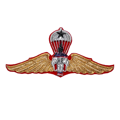 Thailand Army Senior Parachute Wings Badge - Army & Outdoors - Flags, Badges & Insignia