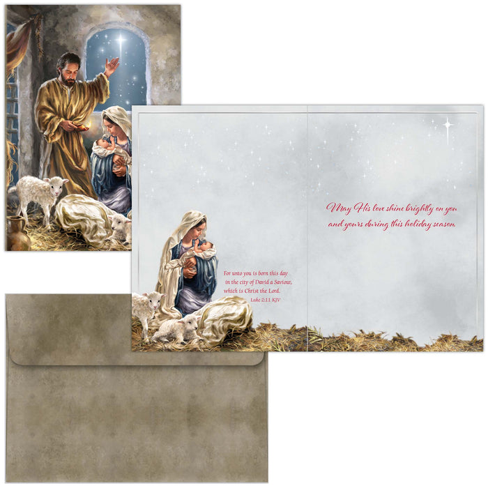 The Lamb of God | Shared Blessings Christian Christmas Cards, 18 Count, 5 x 7 Inch
