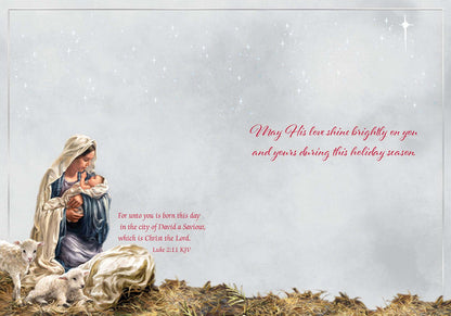 The Lamb of God | Shared Blessings Christian Christmas Cards, 18 Count, 5 x 7 Inch