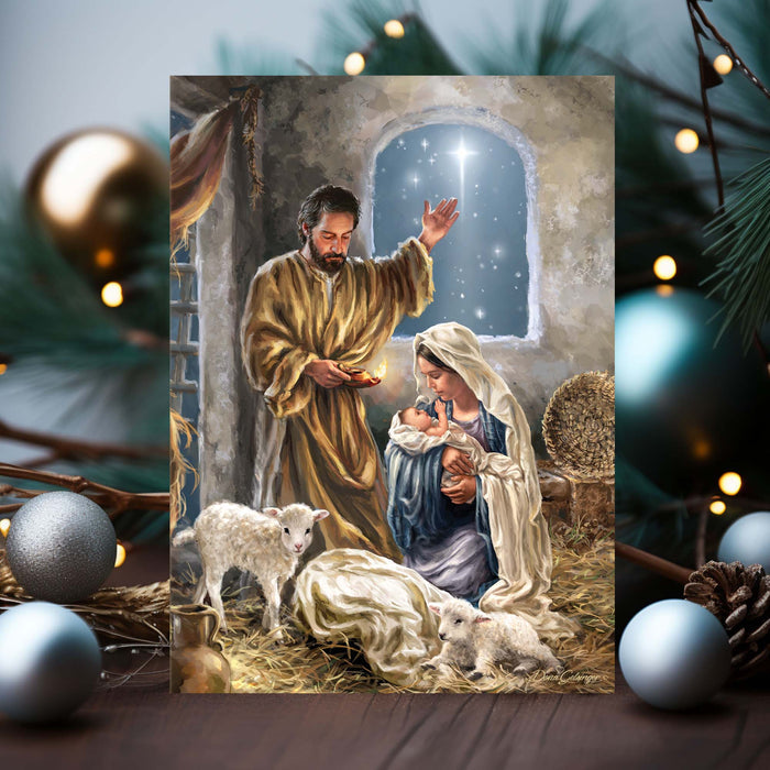 The Lamb of God | Shared Blessings Christian Christmas Cards, 18 Count, 5 x 7 Inch