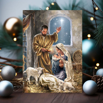 The Lamb of God | Shared Blessings Christian Christmas Cards, 18 Count, 5 x 7 Inch