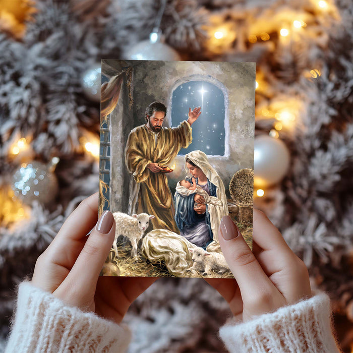 The Lamb of God | Shared Blessings Christian Christmas Cards, 18 Count, 5 x 7 Inch