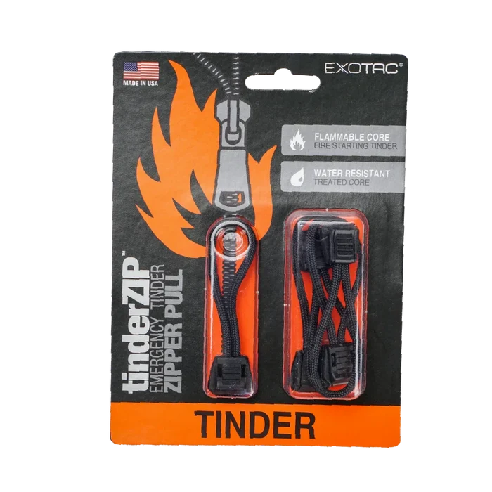 Tinderzip Zipper Pull - 5 Pack - Army and Outdoors - Load Accessories