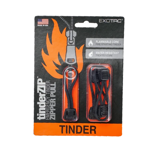 Tinderzip Zipper Pull - 5 Pack - Army and Outdoors - Load Accessories