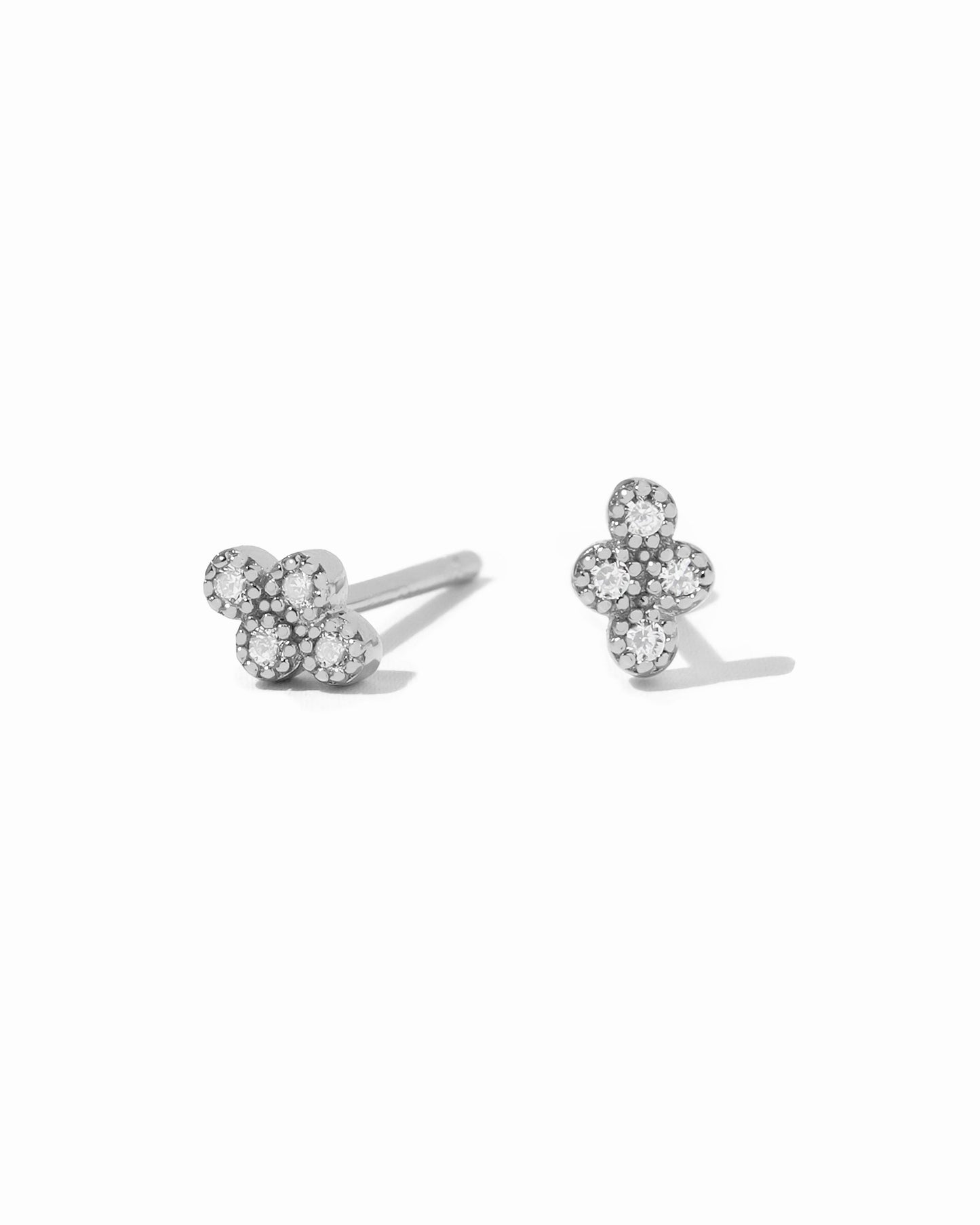 Tiny 4 Stone CZ Studs