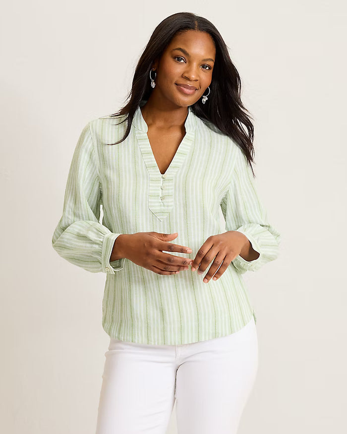 TOMMY BAHAMA BEACH BREEZE POPOVER BLOUSE