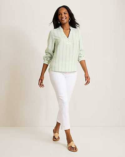 TOMMY BAHAMA BEACH BREEZE POPOVER BLOUSE