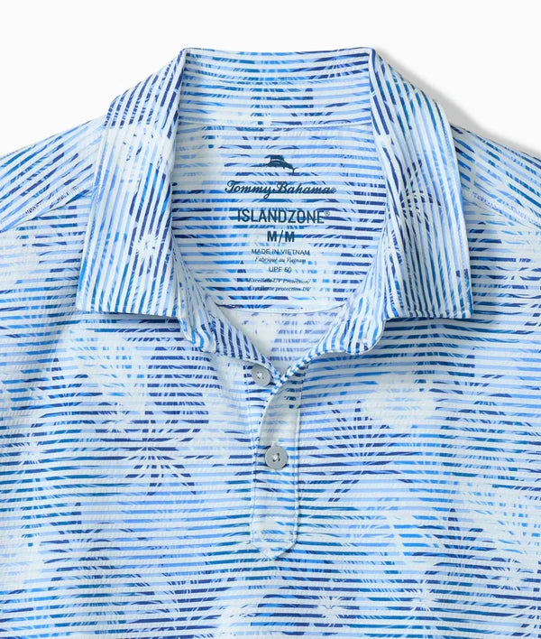 TOMMY BAHAMA COSTA WAVE PALM AZUL ISLANDZONE POLO